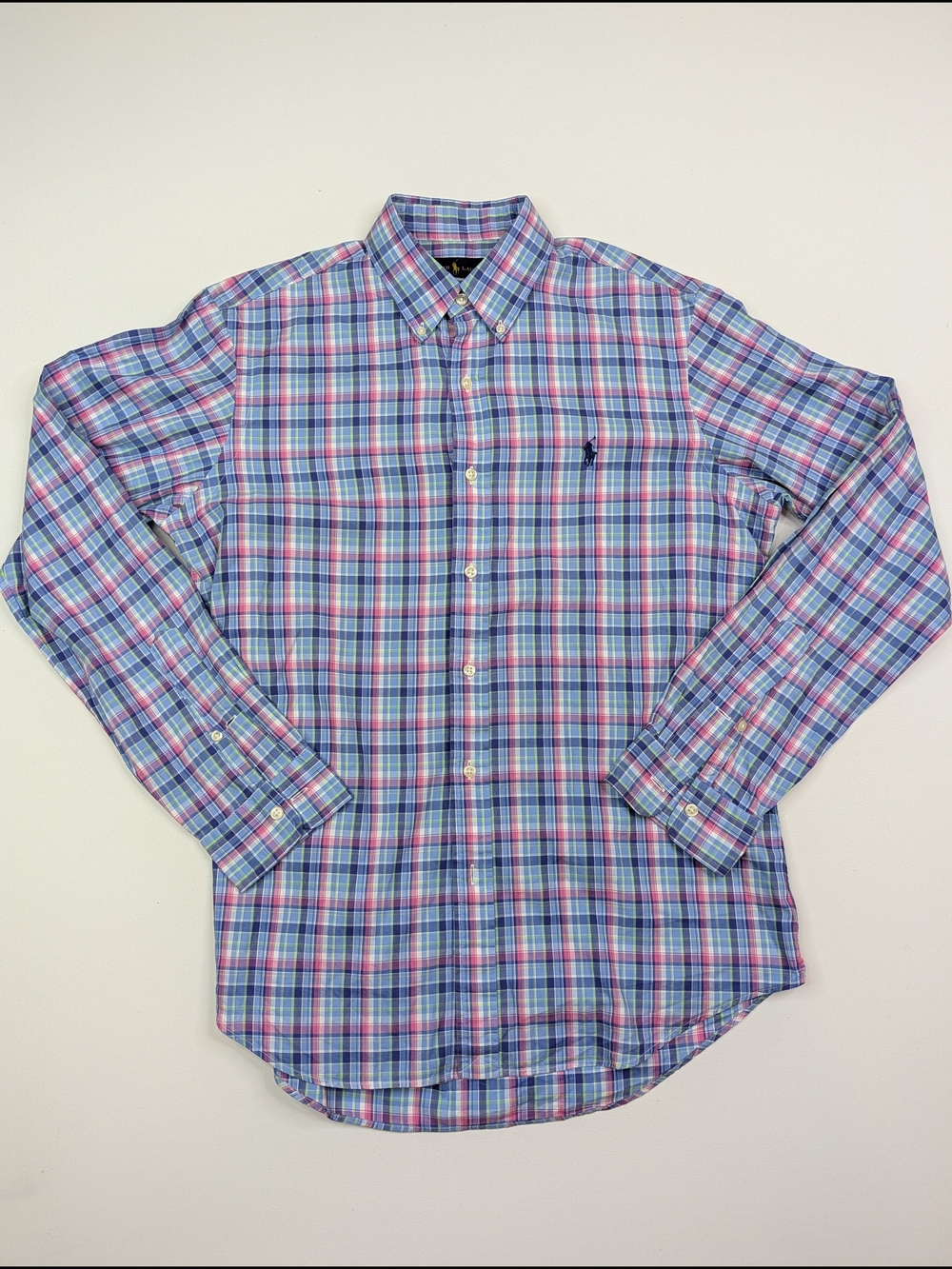 Ralph Lauren Multi-Color Plaid Button-Down Shirt